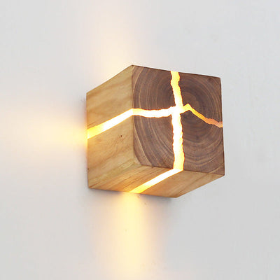 Solid wood wall sconce, recently added to KOV