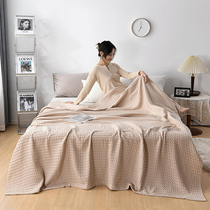 Cotton Waffle Knit Throw, additional product view 6