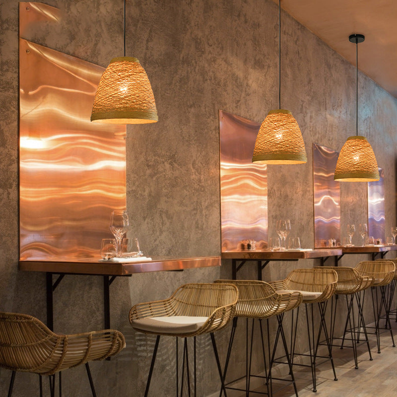 Rattan Pendant Light, product detail view