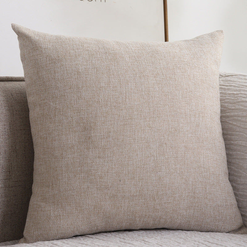 Plain Linen Cushion Cover, product detail view