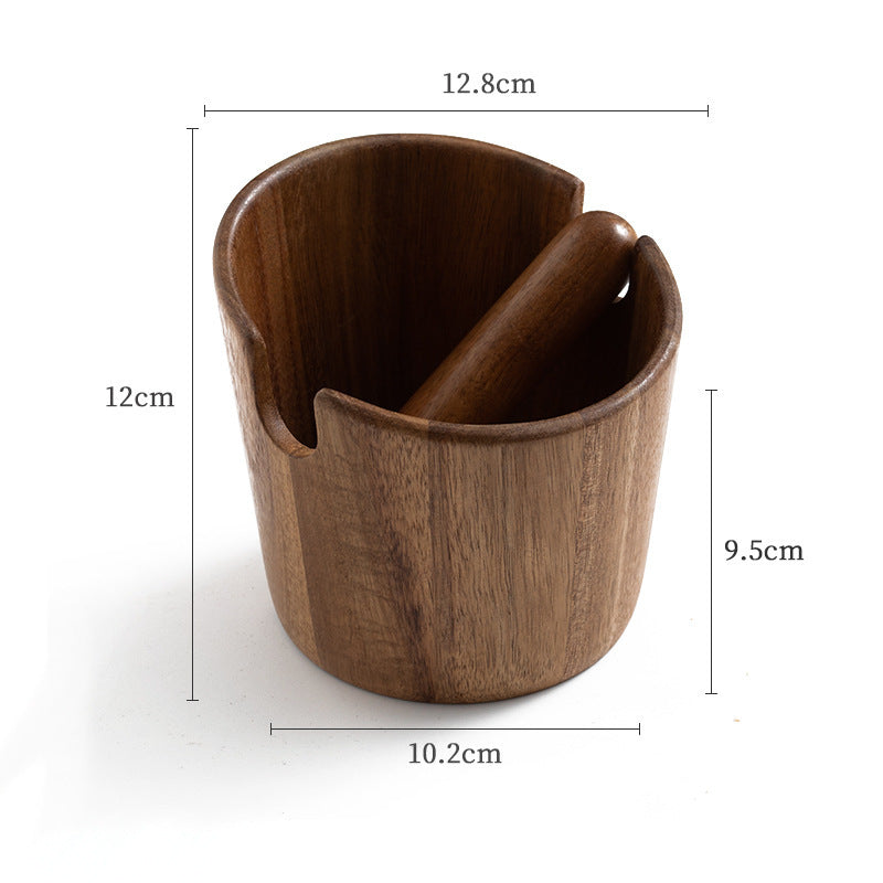 Acacia Wood Coffee Knock Box, additional product view 9