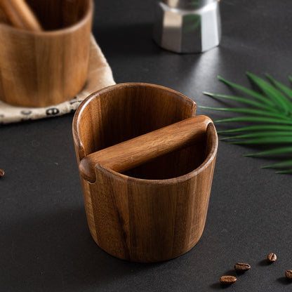 Acacia Wood Coffee Knock Box, alternate product view