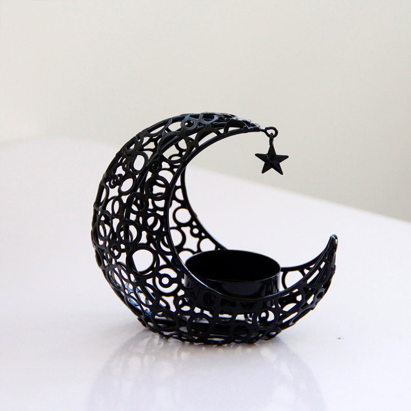 Crescent Moon Metal Candle Holder, additional product view 7