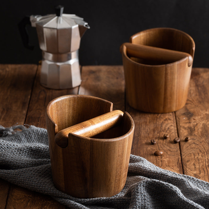 Acacia Wood Coffee Knock Box, additional product view 6