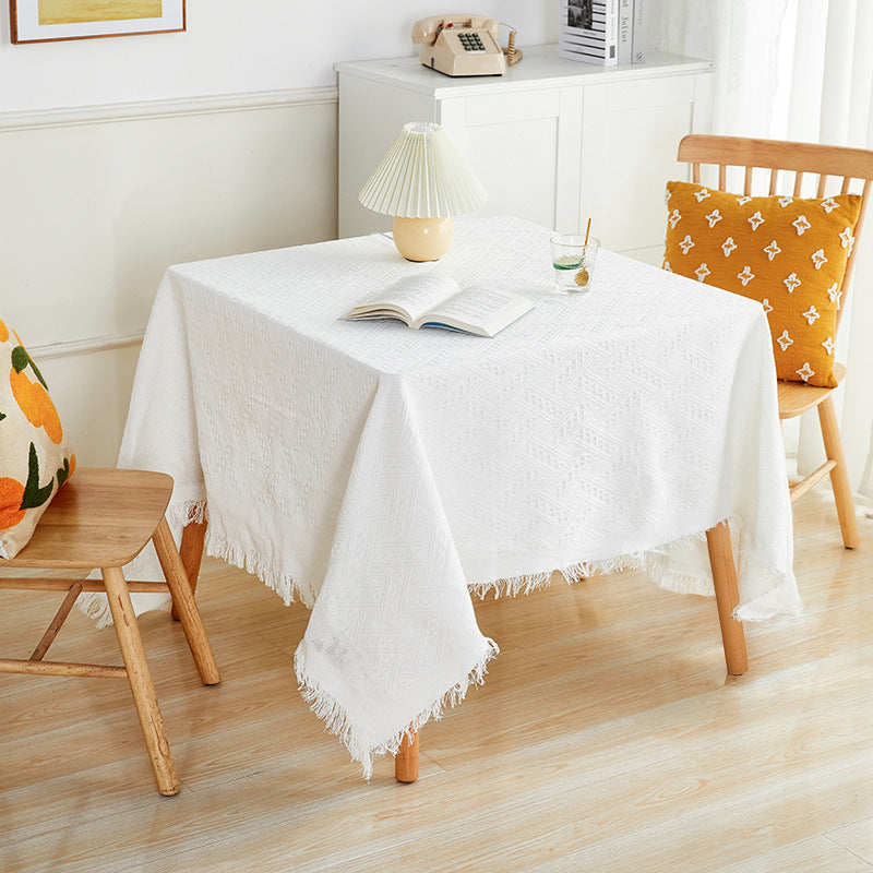 Fringed Cotton Linen Tablecloth, additional product view 11