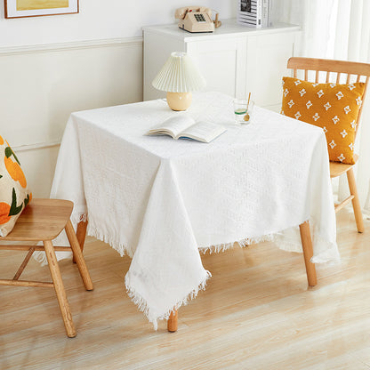Fringed Cotton Linen Tablecloth, additional product view 11