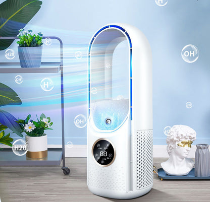 USB Bladeless Desk Fan, product detail view