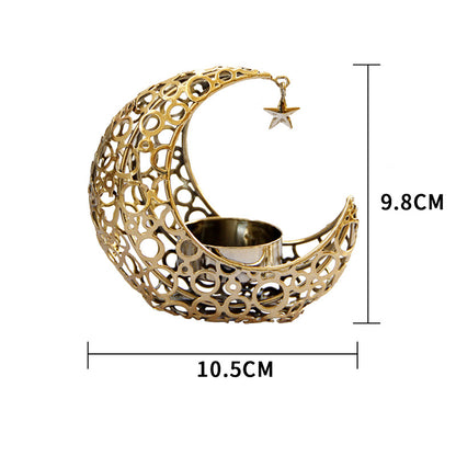 Crescent Moon Metal Candle Holder, additional product view 9