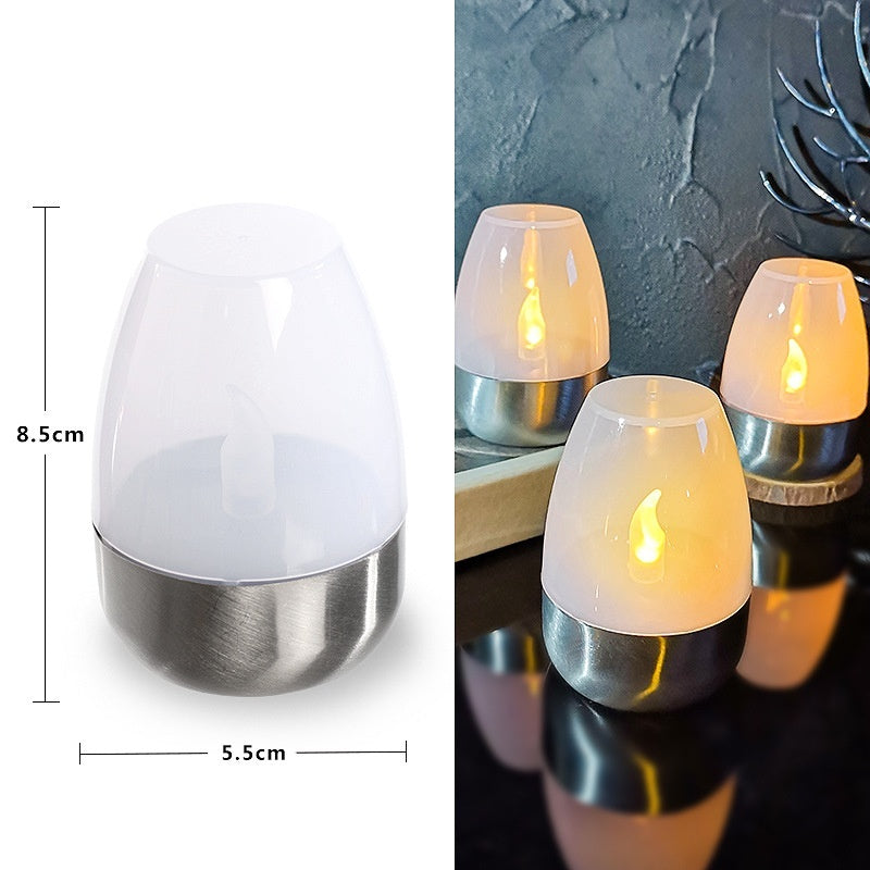 Solar Candle Garden Lamp on a plain background, view 6