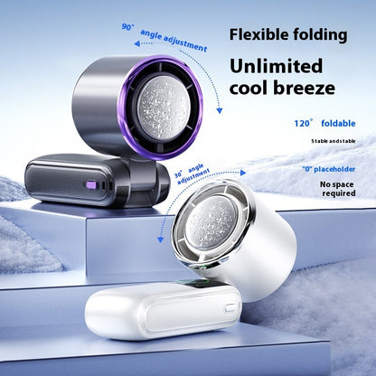 Portable Neck Fan on a plain background, view 10