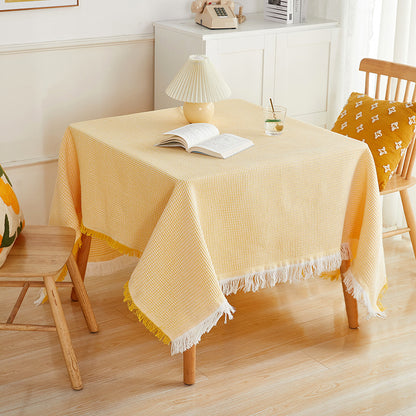 Fringed Cotton Linen Tablecloth, additional product view 9