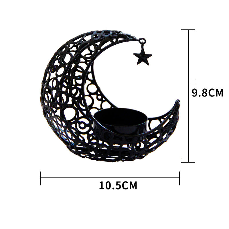 Crescent Moon Metal Candle Holder, additional product view 8