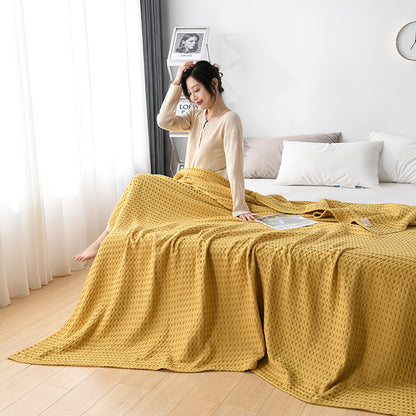 Cotton Waffle Knit Throw, additional product view 5
