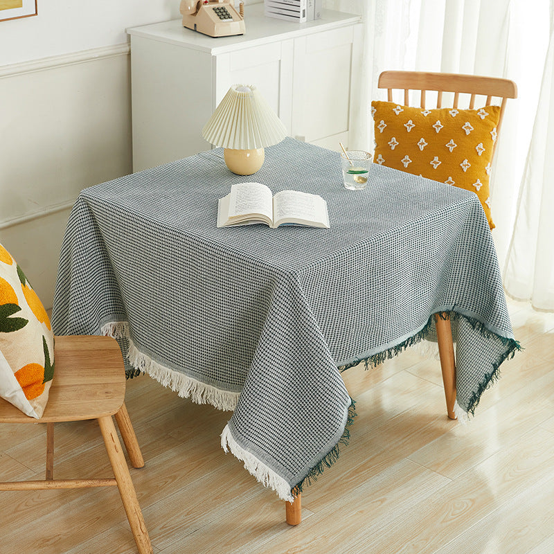 Fringed Cotton Linen Tablecloth, additional product view 12