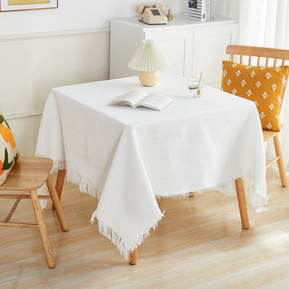 Fringed Cotton Linen Tablecloth, additional product view 8