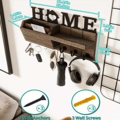 4-in-1 Wall Entryway Organiser, additional product view 7