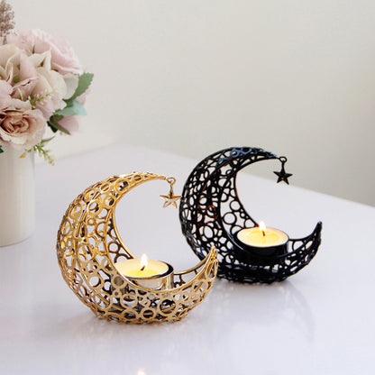 Crescent Moon Metal Candle Holder, additional product view 6