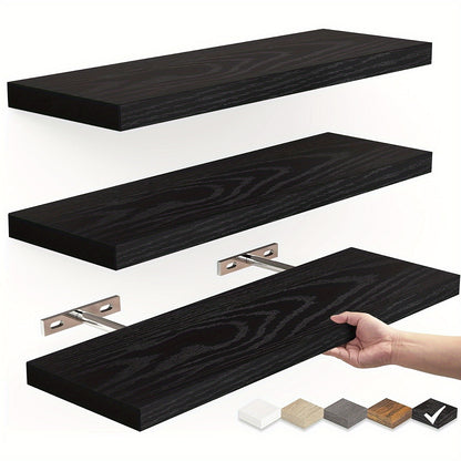 Solid Wood Floating Wall Shelf, additional product view 6