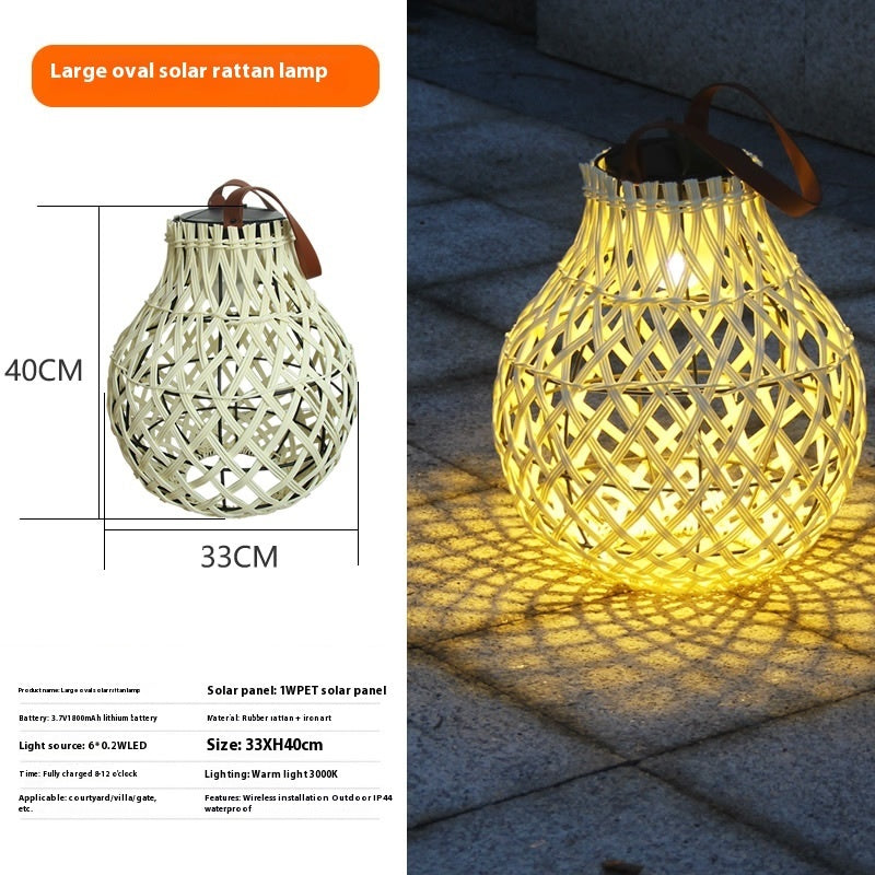 Solar Hanging Lantern on a plain background, view 2