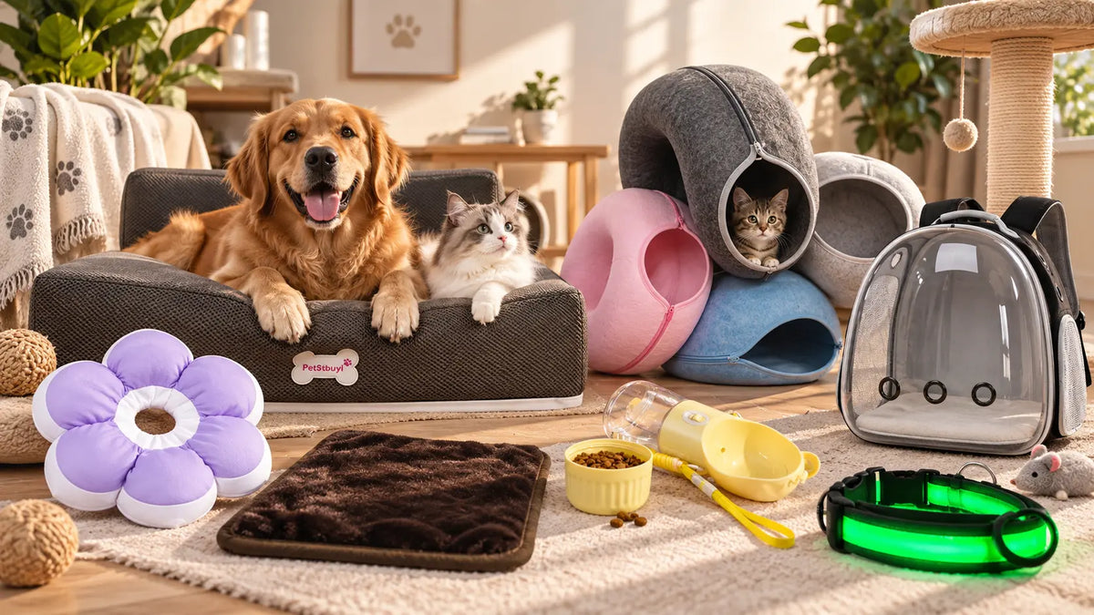 Pet beds, toys and accessories for dogs and cats